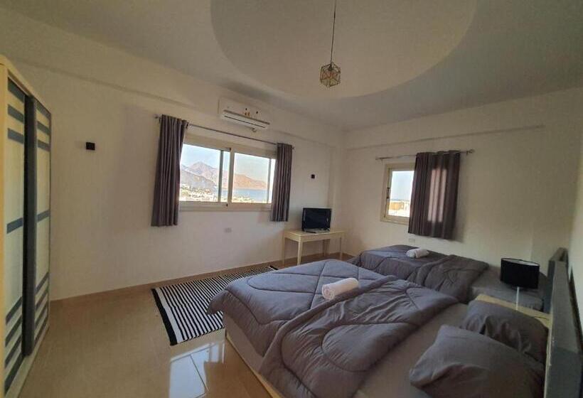 آپارتمان 1 خوابه با چشم‌انداز دریا, Sea Breeze Dahab