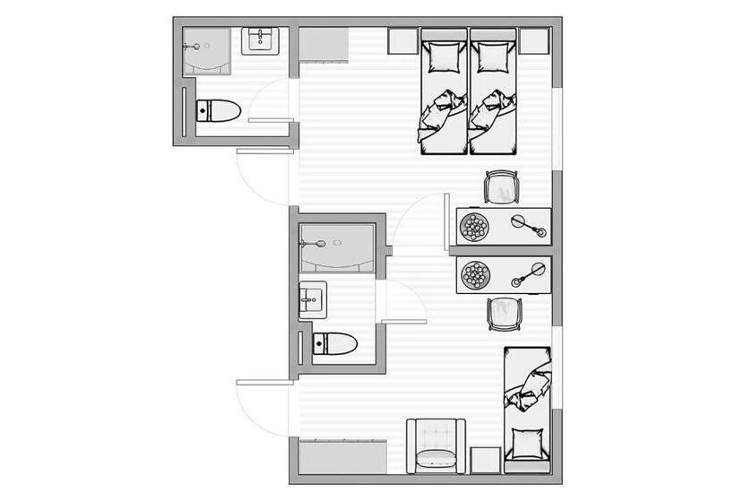 Трехместный Номер Deluxe, Horský Pension Gendorf