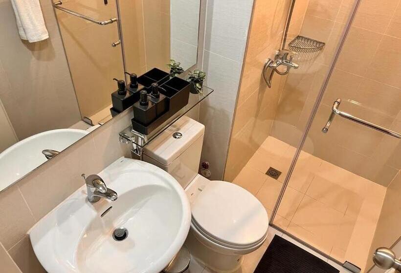 침실 1개 디럭스 아파트, Manila Philippines, Azure Urban Resort Staycation By Leroche Near Ninoy Aquino International Airport
