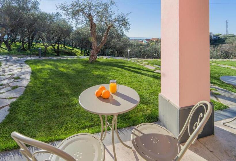 스탠다드 룸 바다 전망, Villa Chicchi   Sestri Levante