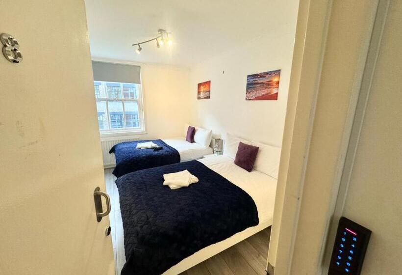 Номер Стандарт Четырехместный Совместный Санузел, Downtown Chic Private Bedrooms In King S Cross 4