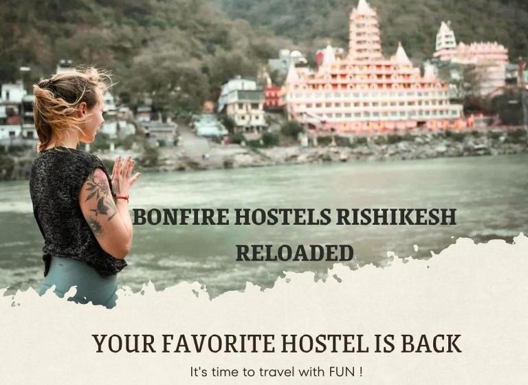 발코니가 있는 스위트, Bonfire Hostels Rishikesh