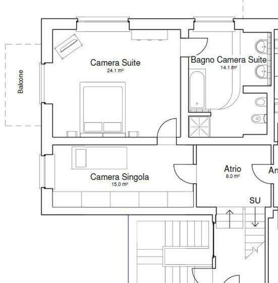 Семейный Номер, Bella Vita Guesthouse  Parcheggio Privato Interno