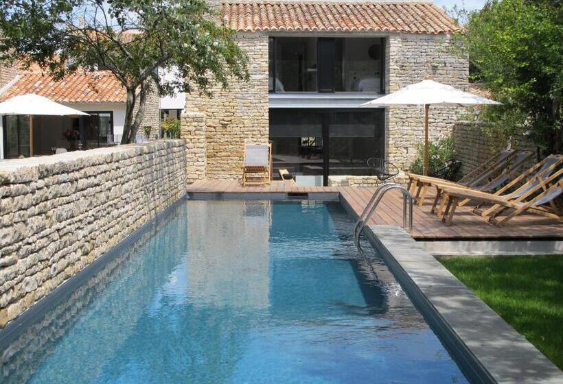 וילה עם חדר שינה אחד ובריכת שחיה, Hôtel Le Sénéchal
