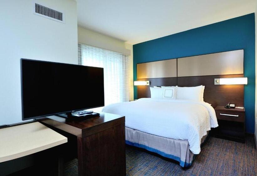 带大床的标准工作室, Residence Inn By Marriott Houston Tomball