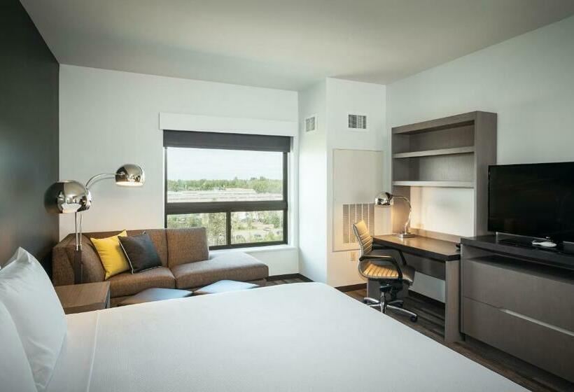 סטודיו סטנדרט, מיטה זוגית, Hyatt House Anchorage