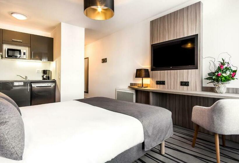 Студия Стандарт, Nemea Appart Hotel Quai Victor Tours Centre