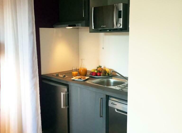 Апартаменты 1 Спальня, Nemea Appart Hotel Quai Victor Tours Centre