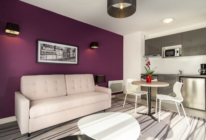 Апартаменты 1 Спальня, Nemea Appart Hotel Quai Victor Tours Centre