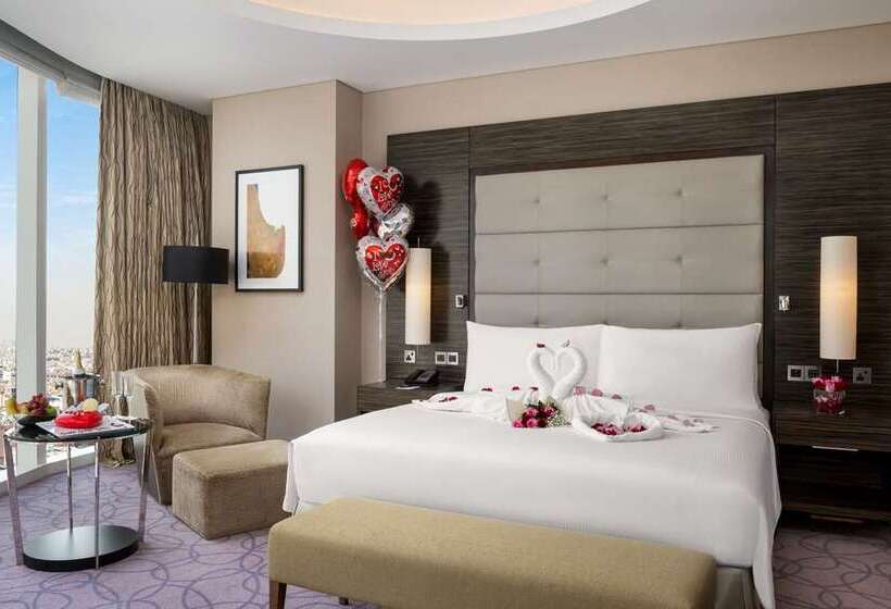 キングサイズベッドのデラックスルーム, Hilton Quanzhou Riverside