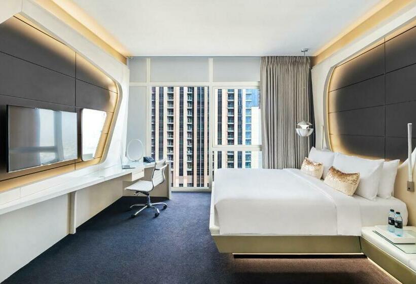 اتاق لوکس با تخت بزرگ, V Hotel Dubai, Curio Collection By Hilton