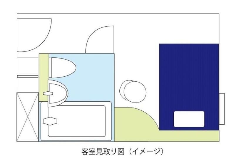 스탠다드 룸, Meitetsu Inn Hamamatsucho