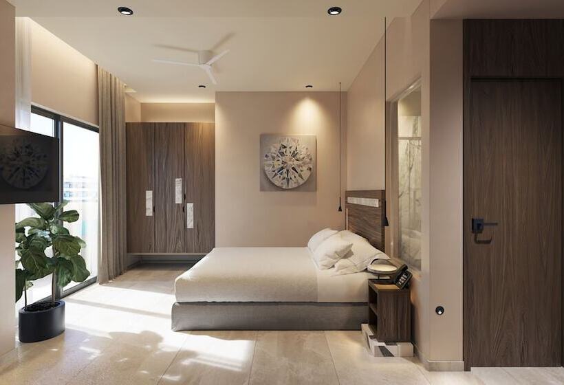 اتاق سه نفره دلوکس با چشم‌انداز استخر, Cosmeen Lifestyle Boutique Stay