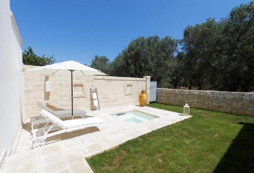 Номер Deluxe с Гидромассажем, Masseria Muntibianchi Agriresort Restaurant & Spa