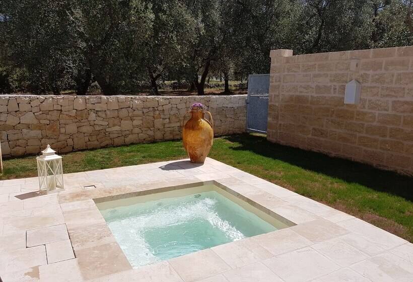 Номер Deluxe с Гидромассажем, Masseria Muntibianchi Agriresort Restaurant & Spa