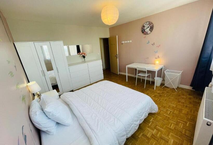 חדר דלוקס, Chambre Privée En Colocation Villeurbanne Métro Bonnevay