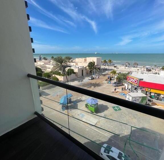 带海景的标准房, Regmar Progreso Yucatán