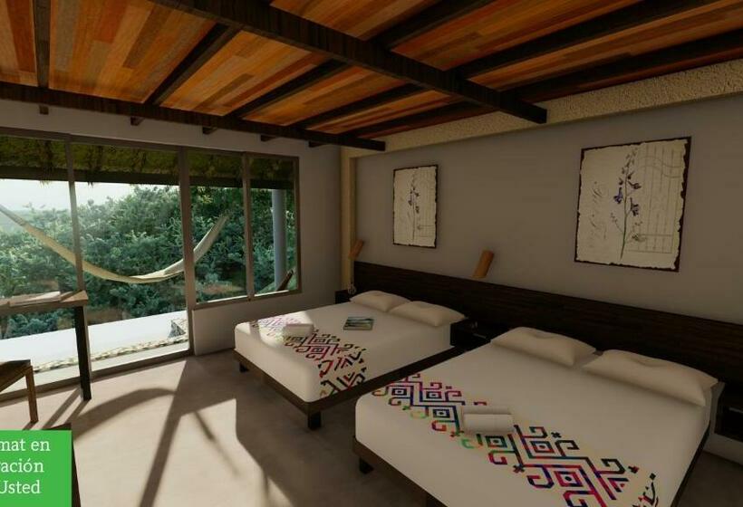 ２ダブルベッドのスタンダードルーム, Casa Lamat
