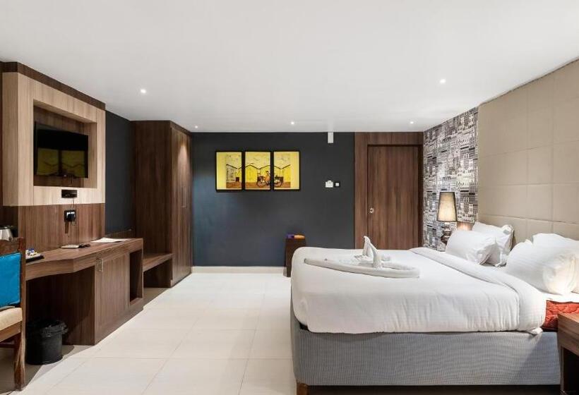 اتاق لوکس با چشم‌انداز شهر, Niranjana Hotel Bodhgaya
