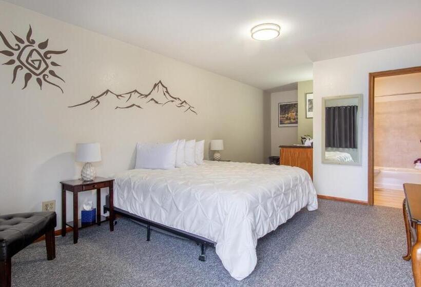 חדר דחוקס עם מיטת קינג, The Pioneer Motel