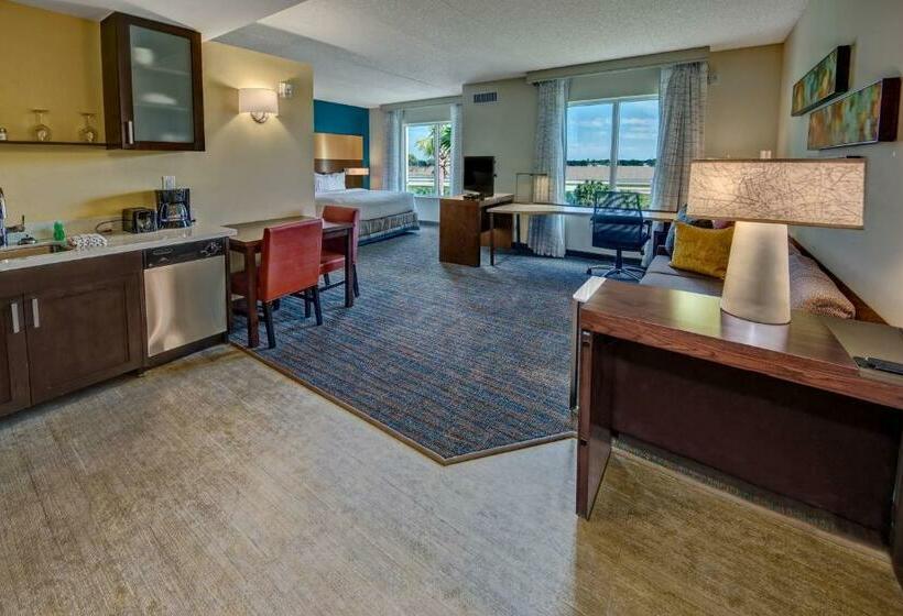 스탠다드 스튜디오 킹침대, Residence Inn Fort Lauderdale Pompano Beach Central