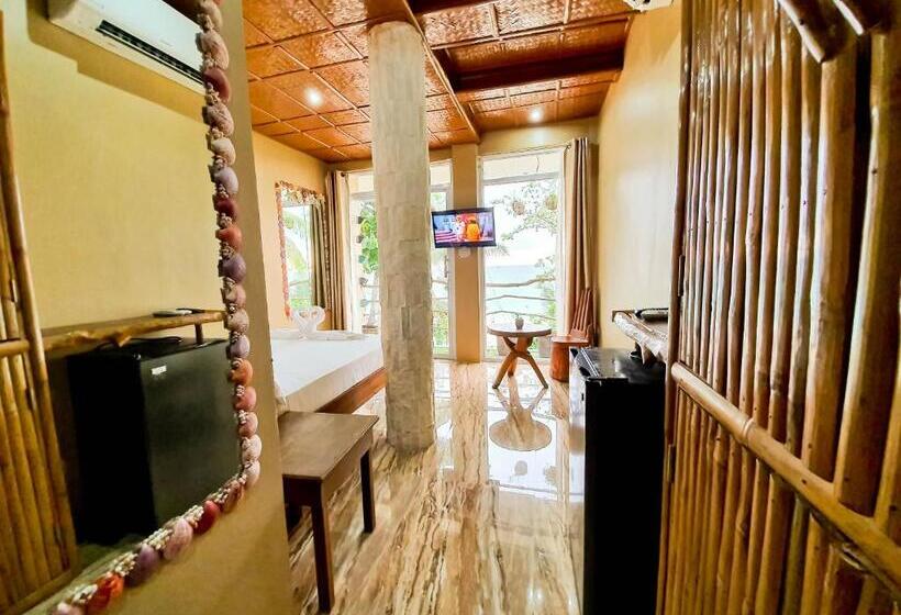 디럭스 테라스 룸 바다 전망, Kaiyana Boracay Beach Resort
