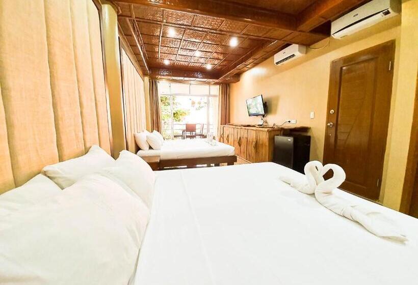 스탠다드 4인용 룸 바다전망, Kaiyana Boracay Beach Resort