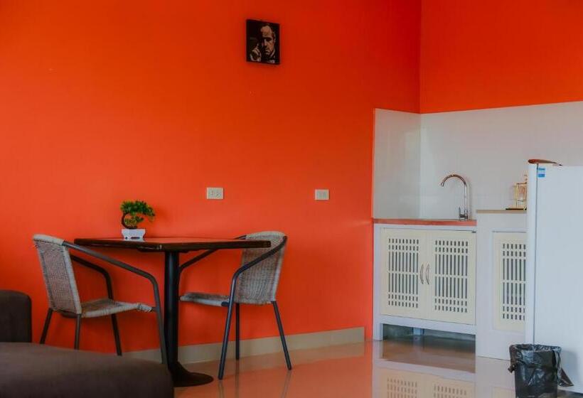 침실 1개 테라스 아파트, Patamnak Beach Guesthouse