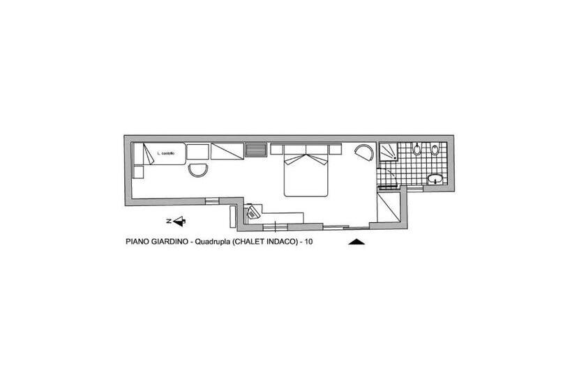 Апартаменты 1 Спальня Нижний Этаж, Residence Santa Maria Suites