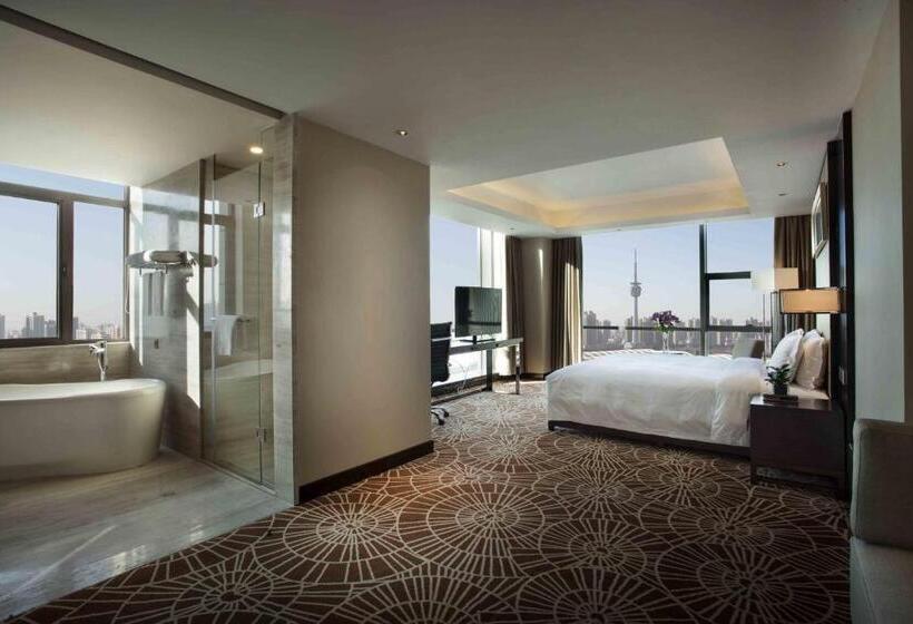 غرفة ديلوكس سرير كينج, Ramada Plaza By Wyndham Xi An South
