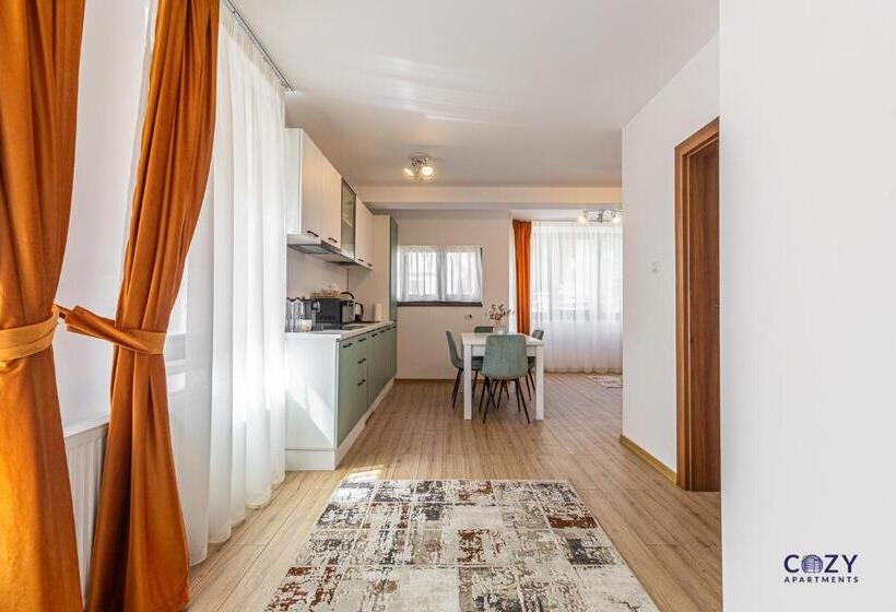 سوییت با چشم‌انداز کوه, Cozy Brand New Boutique Aparthotel Brasov