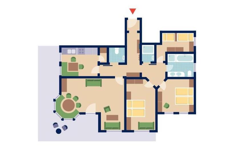 Апартаменты 3 Спальни, Sonnenhof Appartements