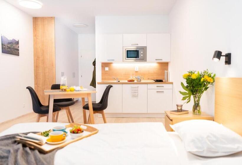 Студия Стандарт Двуспальная Кровать, Zaži Apartmán Vila Zuberec