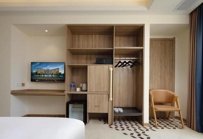 标准间带湖景, Q Box Ningbo Hangzhou Bay