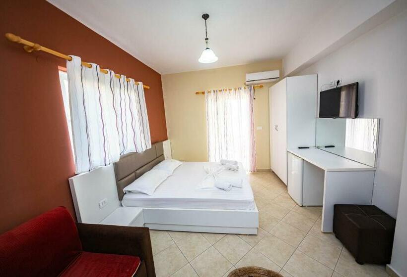اتاق استاندارد با چشم‌انداز دریا, Ideal Aparthotel Saranda