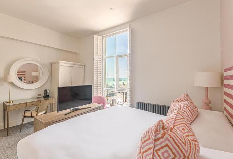 サイドオーシャンビュースタンダードルーム, Harbour Hotel & Spa Brighton