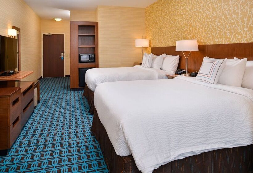 חדר סטנדרט שתי מיטות זוגיות, Fairfield Inn & Suites By Marriott Eugene East/springfield