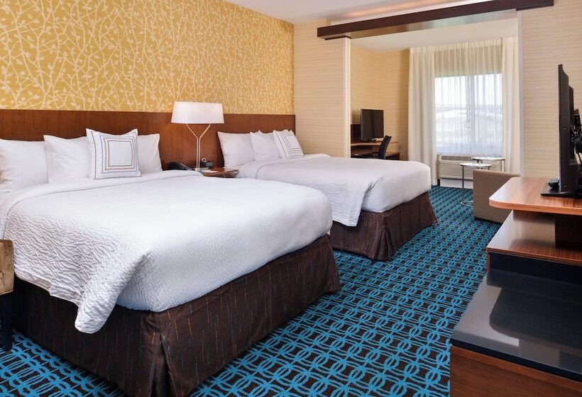 חדר סטנדרט שתי מיטות זוגיות, Fairfield Inn & Suites By Marriott Eugene East/springfield