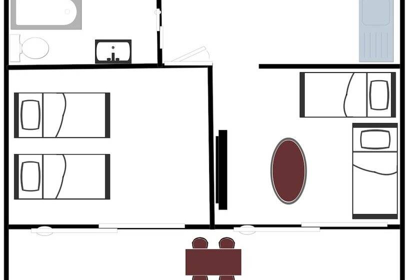 Апартаменты 1 Спальня, Mathraki Resort