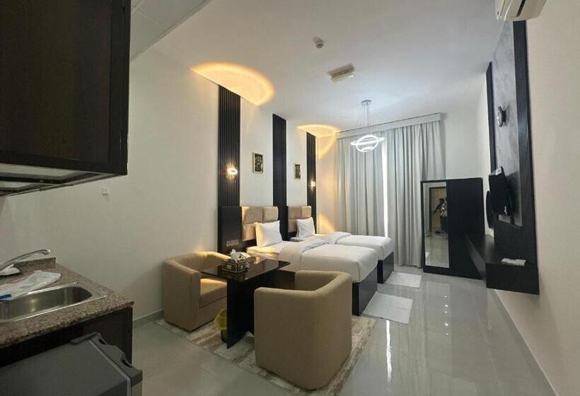 스탠다드 스튜디오 킹침대, Al Zahra Hotel Apartments Ras Al Khaimah