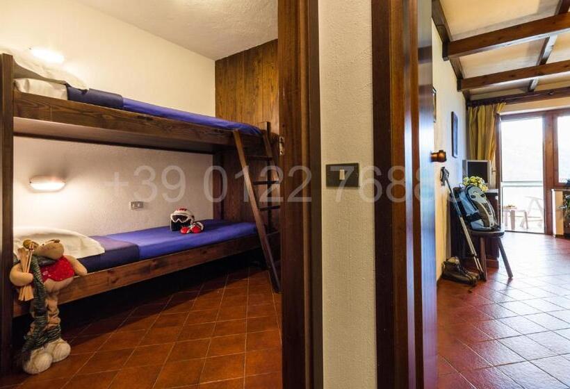 آپارتمان 2 خوابه, Resort Palace Sestriere 1 E 2