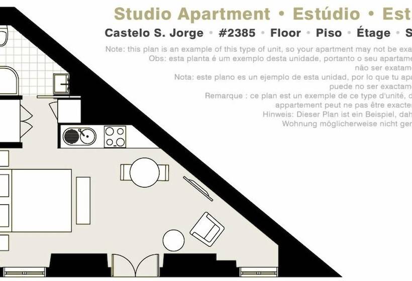 Monolocale Standard, Lisbon Serviced Apartments   Castelo S. Jorge