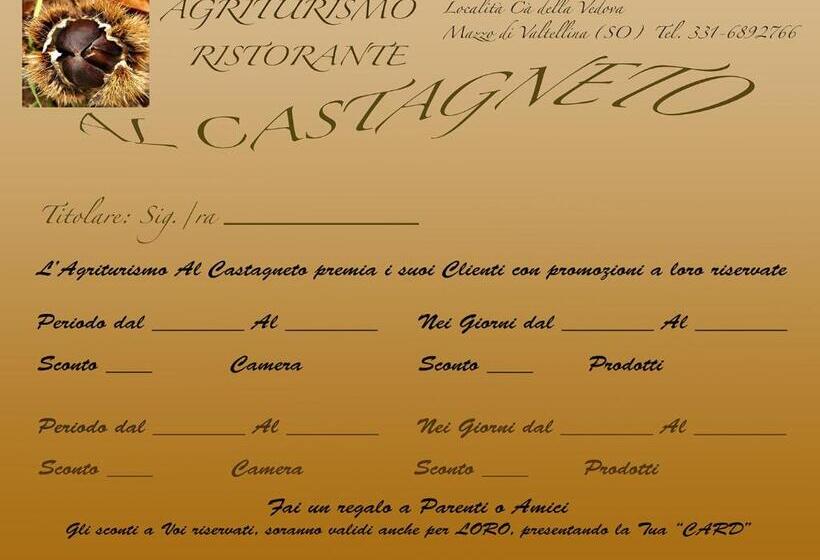 스탠다드 룸 킹사이즈 침대, Agriturismo Al Castagneto
