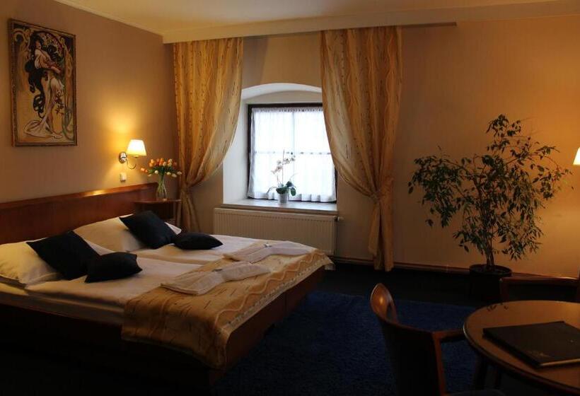 اتاق استاندارد با تخت بزرگ, Zámecký Hotel Zlatý Orel