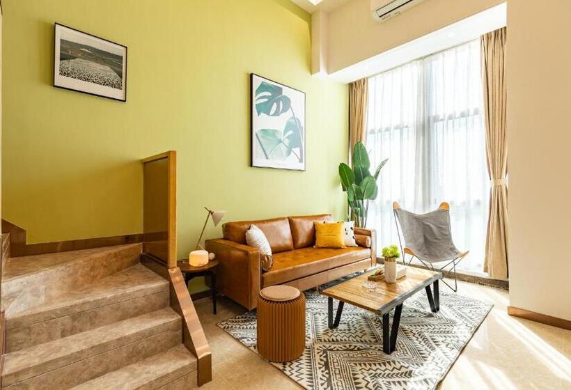 Utcára Néző Deluxe Szoba, Livetour Hotel Zhujiang New Town Guangzhou
