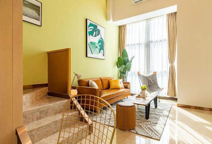 Utcára Néző Deluxe Szoba, Livetour Hotel Zhujiang New Town Guangzhou