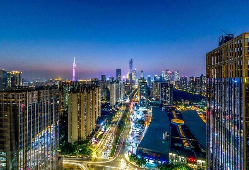 Utcára Néző Deluxe Szoba, Livetour Hotel Zhujiang New Town Guangzhou