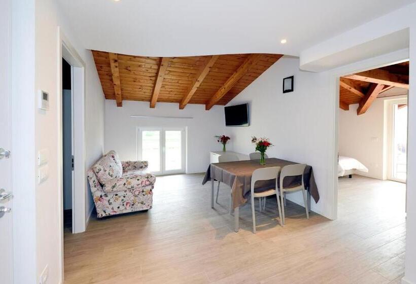 침실 1개 발코니 아파트, Agritur Il Melograno