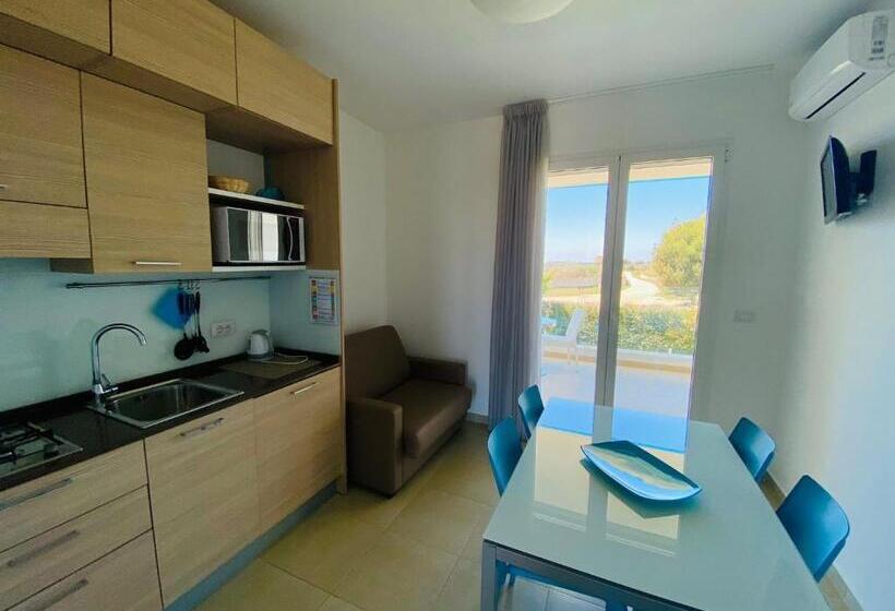 Апартаменты 1 Спальня, Vespucci Apartments Torre Lapillo