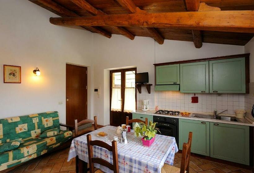 Апартаменты 1 Спальня с Террасой, Agriresidence L Antica Fattoria   Sul Lago